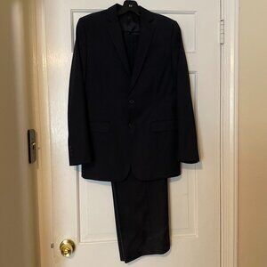 Calvin Klein Striped Suit Jacket and Pants